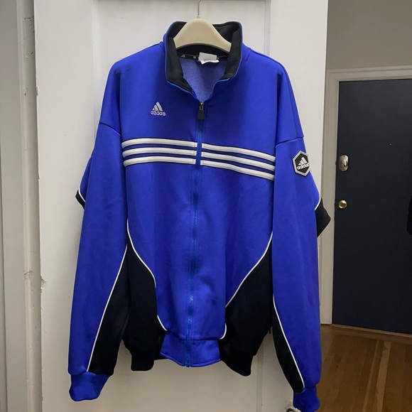 Adidas Zip Soccer Jacket Size L - Picture 1 of 4